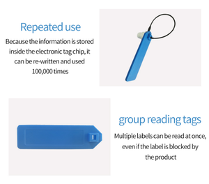 ABS không thấm nước cứng nhựa an ninh rewritable tái sử dụng etiquetas Para de ropa UHF RFID treo <span class=keywords><strong>Tag</strong></span> cho quần áo may mặc - Product Image 5