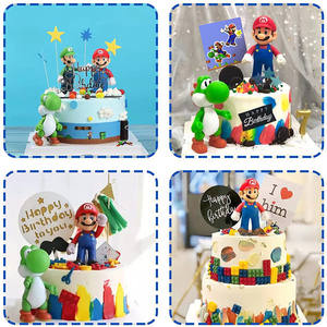 Nouveauté, figurines de modèle de dessin animé, jouets Mario Bros, ensemble de figurines d'action Mario en PVC, figurines d'action Mario Bros 3D - Product Image 3