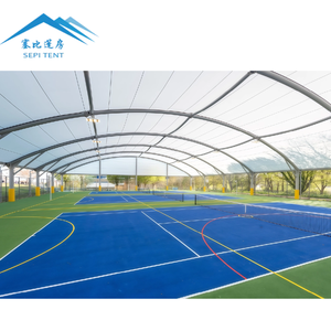 Di alta qualità PVDF struttura a membrana di tensione struttura ombreggiatura tetto stadio tenda sportiva per Tennis basket Padel Court - Product Image 4