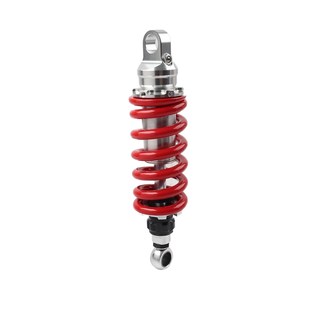 Red Spring Aluminum Motorcycle Central Suspension Modification Parts Dual Adjustable Preload & Damping Mono Rear Shock Absorber