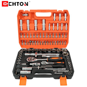 Juego de Llaves de Tubo CHTON de 94 Piezas, 1/2 Pulgada, Acero al Cromo Vanadio, Kit de Reparación Mecánica Automotriz con Barras de Extensión y Trinquete - Product Image 1