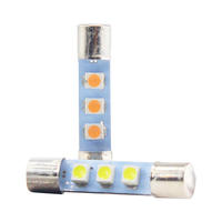 Nouvelle lampe LED rouge 8V CA avec fusible, remplace les ampoules à incandescence 250mA, compatible avec de nombreux récepteurs audio stéréo vintage et éclairages de plaque d'immatriculation, garantie 1 an