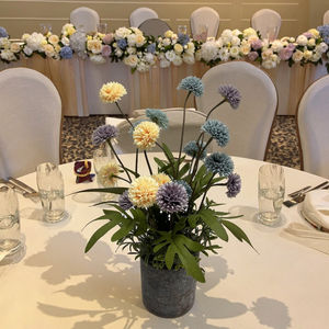 Bouquet de marguerites artificielles petites marguerites blanches pour mariage décor à la maison Table Arrangement de fleurs salon salle à manger centres de table - Product Image 1