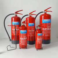 Extincteur à poudre ABC portable de type KSA 6 kg, type magnétique, de bonne qualité