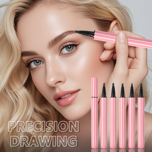 Crayon à sourcils waterproof longue tenue, effet poil à poil, pour maquillage des sourcils, vente en gros - Product Image 2