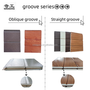 Paneles sándwich de poliuretano tallado en metal, materiales de pared exterior <span class=keywords><strong>Jordan</strong></span>, panel sándwich de PU con aislamiento - Product Image 2