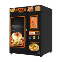 Distributeur automatique de pizzas chaudes avec écran tactile de 55 pouces – Machine à pizzas