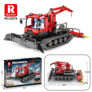22019 Power Engineering Camión de Plataforma para Terrenos Nevados con Control Remoto, Modelo de Bloques de Construcción, Juguete Educativo de Ensamblaje - Product Image 6