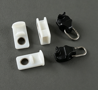 Anneaux silencieux en plastique pour rideaux, accessoires pour rideaux à œillets