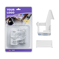 Verrous de sécurité pour armoires et loquets de tiroirs anti-enfants en plastique FABE Brand D018, installation facile