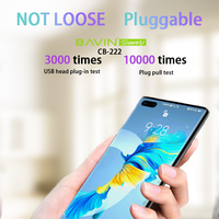 Câble de Données Mobile Bavin CB222 Première Vente en Gros à Charge Rapide USB Type C Android pour iPhone
