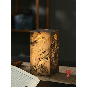 Rock Patch Ambient Light E27 LED Touch Control Table Lamp For Tea Room Decor - Product Image 4