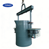 Système de refroidissement automatique à haute température pour cuve de fonderie à service continu, refroidi par eau, pour tuyaux en fonte ductile moulés par centrifugation