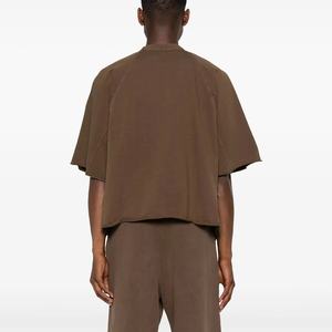 Nueva Camiseta de Diseñador de Algodón 100% de Alto Gramaje, Oversize con Hombros Caídos, Personalizable, de Alta Calidad, Lisa, Fabricante de Camisetas - Product Image 3