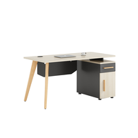 Bureau de direction en bois de haute qualité, mobilier de bureau exécutif, table de travail, style moderne, bureau de direction