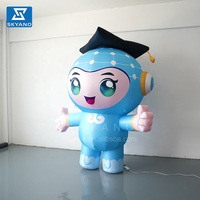 Mascotte de dessin animé gonflable personnalisée mascotte de l'éducation scolaire costume de personnage de dessin animé