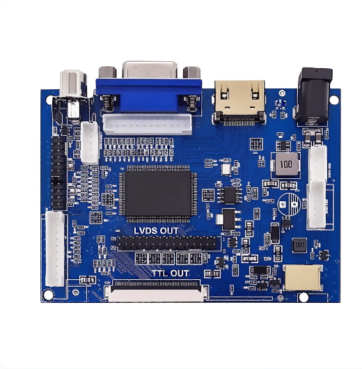LCD Display TTL LVDS Controller Board HD MI VGA 2AV 50PIN for AT070TN90 92 94 Support Automatically