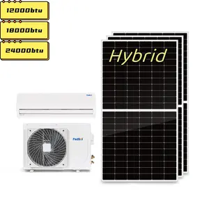 Air Conditioner Split System 24000 btu Solar Air Conditioner Off Grid DC48V Solar Energy Air Conditioner