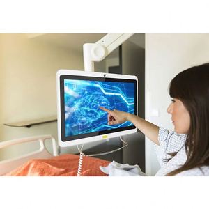 Tablette Android murale de 15,6 pouces pour la télésanté et les hôpitaux, avec caméra pour surveiller les dossiers médicaux et les données - Product Image 3