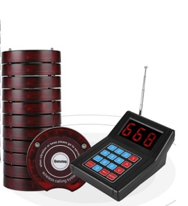 New Arrival không dây nhà hàng khách bảng rung nút gọi <span class=keywords><strong>Waiter</strong></span> buzzer dịch vụ gọi điện thoại hệ thống Coaster Máy nhắn tin - Product Image 3