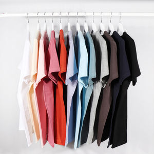 ขายส่งพื้นฐานเฮฟวี่เวทเสื้อยืดขนาดใหญ่ผ้าฝ้าย100% DTG พิมพ์โลโก้ที่กำหนดเองพิมพ์เสื้อยืดผู้ชาย - Product Image 4