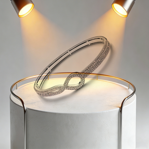 Nueva Pulsera de Plata <span class=keywords><strong>925</strong></span> con Líneas Onduladas para Parejas, Pulsera del Mismo Estilo, Joyería de Moda, Regalo Exquisito para Mujer - Product Image 4