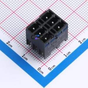 DB2EVHB-3.81-2*3P-BK Plug-in Terminal Block Through hole,P=3.81mm Connector Board-to-Board / Socket - Closed 2x3P 3.81mm Black - Product Image 1