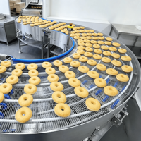 Ligne de production industrielle de machines à fabriquer des beignets mochi à écran tactile PLC haute vitesse