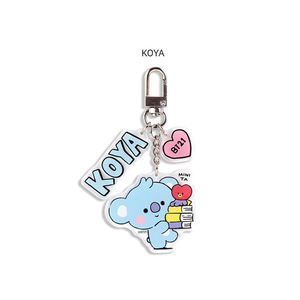 Porte-clés acrylique <span class=keywords><strong>BT21</strong></span> en gros, pendentifs de sac personnages K-pop pour les fans des Bangtan Boys, cadeau décoratif, goodies de concert - Product Image 5