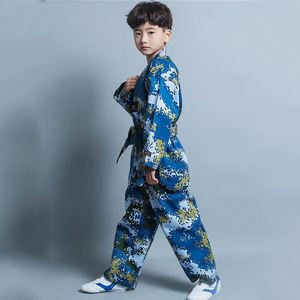 Uniforme de Taekwondo Unisex de alta calidad, ropa deportiva, estilo de camuflaje, Material de algodón, logotipo bordado, servicio OEM para niños - Product Image 4