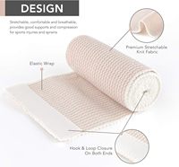 Anthrive Rouleau de bandage de compression en coton médical de haute qualité en latex de 15cm avec fermeture à crochet et boucle