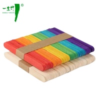 Bâtonnets de glace miniatures biodégradables en bois pour commande urgente, personnalisables avec logo, agitateurs à café en bambou, outils de crème glacée en gros