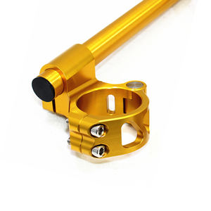 Guidon de moto en alliage d'aluminium CNC, 5 pièces, Clip de guidon pour <span class=keywords><strong>KAWASAKI</strong></span> <span class=keywords><strong>ZX10R</strong></span> <span class=keywords><strong>NINJA</strong></span> 2006 2007 2008 2010 <span class=keywords><strong>2012</strong></span> 2018 - Product Image 4