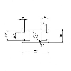 Perfil de Aluminio Industrial Serie 6000 T5, Estándar Nacional, Revestimiento Electroforético, Accesorios para Marcos de Puertas, Juego Completo - Product Image 5