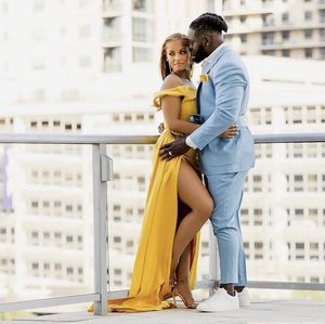 Buz mavi erkek takım elbise kemer 2 parça ceket + pantolon düğün smokin Slim Fit balo resmi adam Blazer Masculino Custom Made - Product Image 4