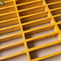 Grille moulée en PRV 25x100mm, panneaux de passerelle antidérapants en fibre de verre, résistants à la corrosion