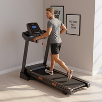 Tapis roulant compact et portable pour l'exercice quotidien, machine de course à pied de fitness 2,5 HP