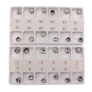 Orthdent 12 Stks/doos Tandheelkundige Voorgevormde Metalen Kroon Molaar Tijdelijke Volwassen/Kids Kronen Roestvrijstalen Tandheelkunde Lab Tool Verbruiksartikelen - Product Image 1