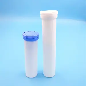 Бесплатный образец, полипропиленовая пластиковая шипучая трубка с витамином C для таблеток с ограничителем
