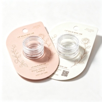 Flacons d'échantillons cosmétiques vides 3g 5g avec impression de logo de marque personnalisée et emballage en carton pour maquillage, soins de la peau, crème d'essai et de voyage