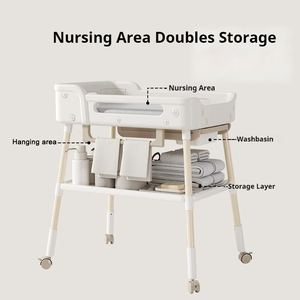 Les produits de couches pour bébés nouveau-nés les plus stables Soins des couches pour enfants Massage <span class=keywords><strong>pliable</strong></span> portable <span class=keywords><strong>Table</strong></span> à <span class=keywords><strong>langer</strong></span> pour bébé <span class=keywords><strong>avec</strong></span> <span class=keywords><strong>baignoire</strong></span> - Product Image 5