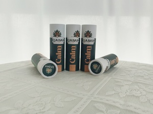Emballages en carton 100 % biodégradables pour déodorants stick, tubes en papier kraft blanc, noir, brun pour baume à lèvres - Product Image 5