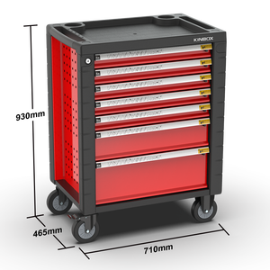 Ningbo Kinbox 232 pcs 7 Cassetto Mobile di Riparazione Pesante Carrello Strumento Werkzeugwagen Mit Werkzeug/Strumento Set Armadio di Stoccaggio - Product Image 2