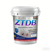 Peinture liquide autolissante époxy couleur sable pour sols en marbre, idéale pour ateliers domestiques, sols en ciment et extérieurs résistants à l'usure