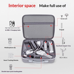 Sac de rangement étanche pour drone RS 4 Mini Set, <span class=keywords><strong>valise</strong></span> de protection à bandoulière pour stabilisateur portable - Product Image 1