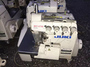 Máquina de Coser Overlock de Alta Velocidad Usada Juki Serie MO-6700 de Cabezal Semi-seco de 3/4/5 Hilos con Buen Precio - Product Image 2
