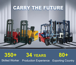 מלגזה 0.5 טון 1 טון 1.5 טון 2 טון 3 טון 4 טון 5 טון גובה הרמה 3-6 מטר מלגזה הידראולית על סוללה מלגזות לעומס גבוה - Product Image 5