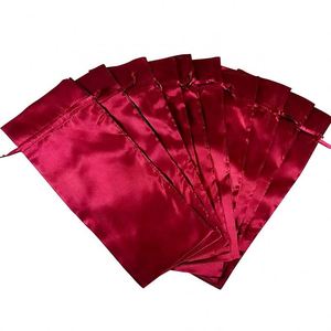 Bolsas de Satén para Vino Tinto al por Mayor, Bolsas de Regalo con Cordón, Bolsas de Satén Grandes y Lujosas para Botellas de Vino con Logotipo Personalizado - Product Image 5