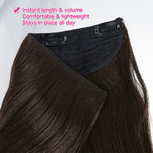 Julianna Premium Futura Fiber 26 pouces classique épais point culminant une pièce synthétique lâche bouclés ondulés Clip dans l'extension de cheveux - Product Image 4