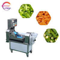 Automatische groenteverwerker, commerciële groentesnijder, -schaafmachine en -snijmachine voor kantines, catering en groenteproductie